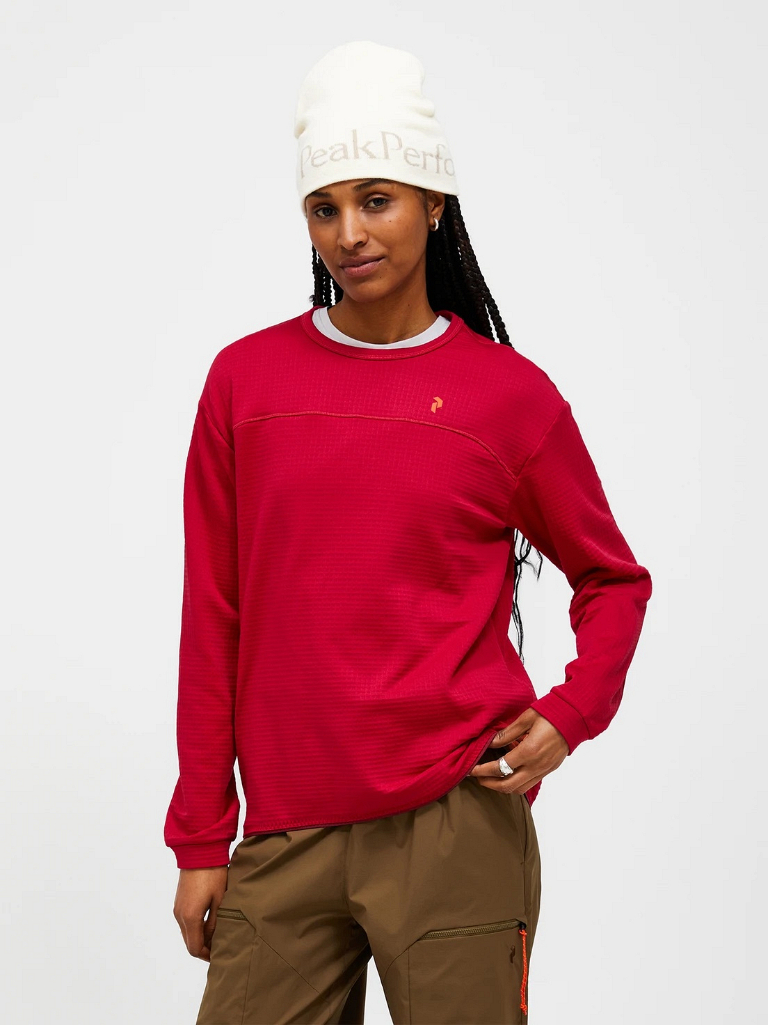 Trail Polartec® Power Grid™ Crew Women (FW25) - Peak